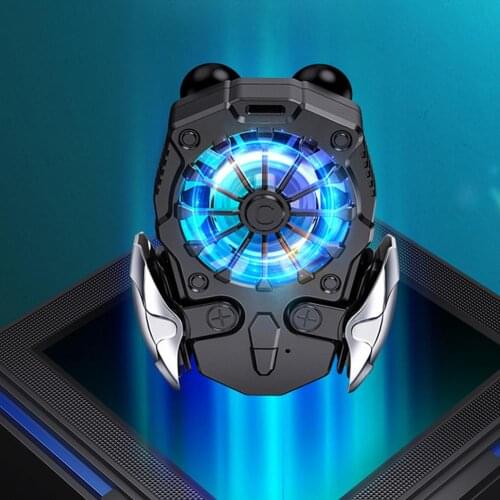 Mobile Phone Cooler Portable Cooling Fan Adjustable Holder Heat Sink For IPhone For Samsung For Huawei Phone Radiator Game Pad