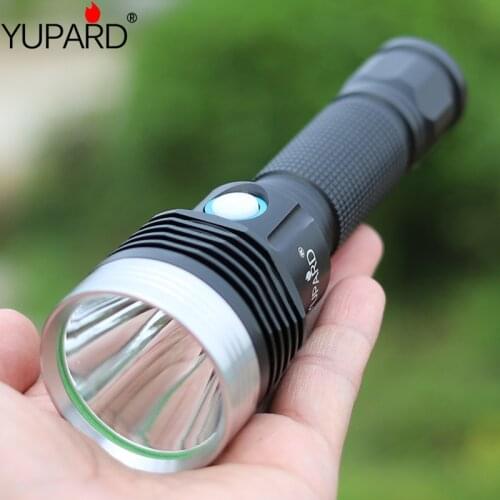 Powerful SST 20 LED Flashlight Torch USB Rechargeable Waterproof Lamp Ultra Bright Zoom Torch Light Outdoors Hiking