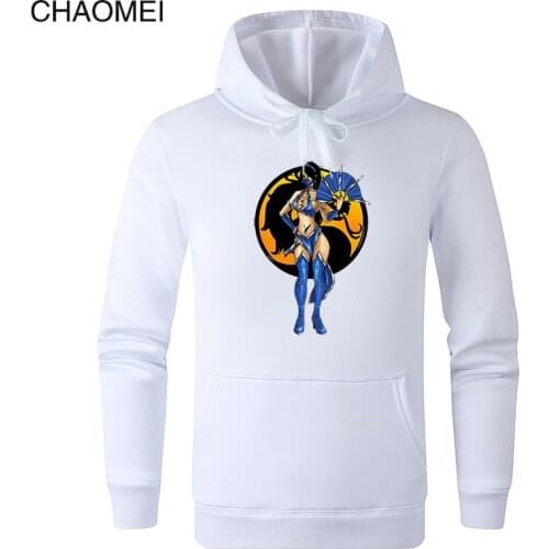 2019 Game Mortal Kombat Hoodies Men Kitana Cotton MK Printed Sweatshirt Hooded Homme Hoody Pullover Clothing C135