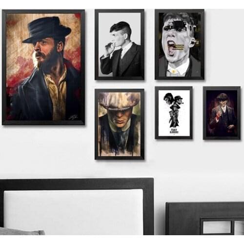 Peaky Blinders Film TV Movie Martin Scorsese HD Wall Art Home Decor Canvas Painting Art Nordic Decoration Cafe Bar Room Poster
