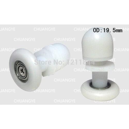 Nylon roller Sliding door roller runners wheels plane pulley Shower room eccentric wheels Door roller series pulley