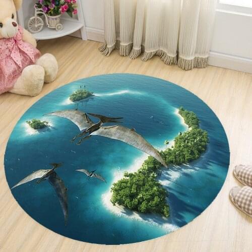 New Round Carpets Galaxy Space Soft Anti-slip Rugs cat Computer Chair Floor Mats Room Yoga Mat tapetes para casa sala kid tapis