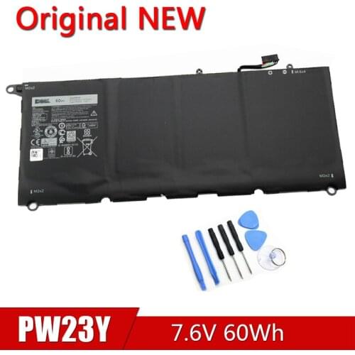 PW23Y NEW Original Laptop Battery For DELL XPS 13 9360 series RNP72 TP1GT 7.6V 60WH