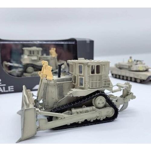 New Special 1/72 PVC Die-casting American D9R Armored Bulldozer Teddy Bear Model Toy Home Display Collection Christmas Gift