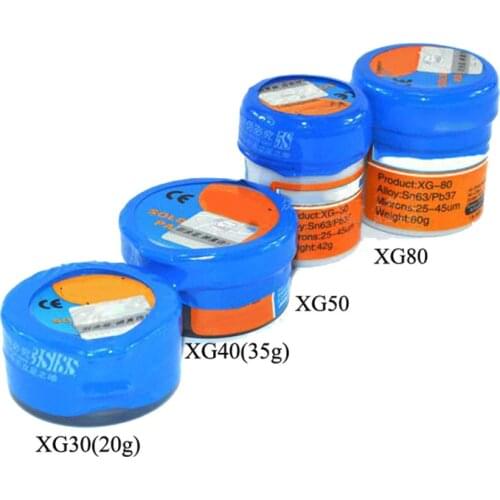 Soldering Paste Flux XG-30/40/50/80 Solder Tin Sn63/Pb67 For Hakko 936/Saike 852D++ TS100 Soldering Iron Circuit Board Repair