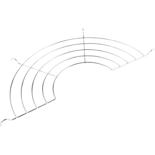 Kitchen Stainless Steel Semi-circular Oil Drain Rack Steaming Rack Heat Insulation Rack Home Fried Food Oil Drip Filter