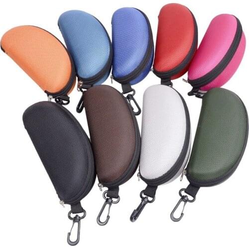 5 Colors Portable Sunglasses Reading Glasses Carry Bag Hard Zipper Box Travel Pack Pouch Case New