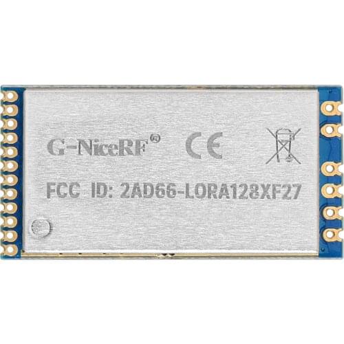 LoRa1280F27 500MW LoRa 2.4G RF module SX1280 chip Long distance 2.4G lora RF module FCC/CE ROHS certificate