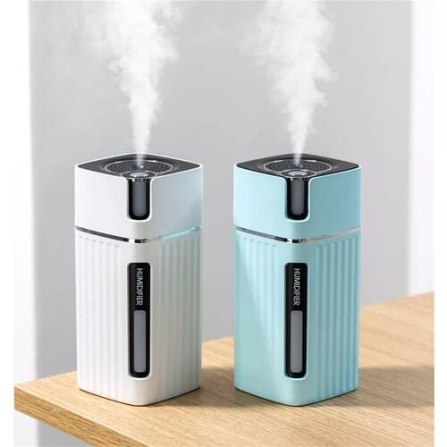 Air Humidifiers Mini Portable USB Mute Diffuser with LED Light Aroma Machine Essential Air Purifier Aromatherapy for Home Car
