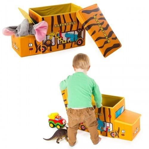 All Ingenious Safari Bus Toy Storage Box
