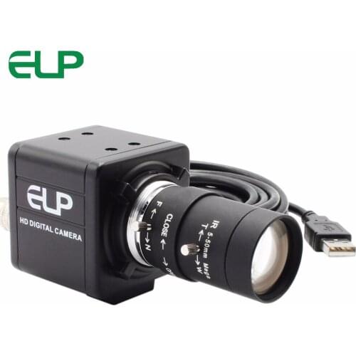 ELP High Speed USB Camera MJPEG 1080P 60fps/720P 120fps/ 360P 260fps UVC OmniVision OV4689 CMOS USB Webcam Camera With zoom lens