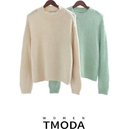 TMODA920 Za Autumn Winter Women Knitted Turtleneck Cashmere Sweater Casual Basic Pullover Jumper Batwing Long Sleeve Loose Top