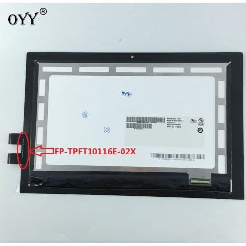 LCD Display touch screen digitizer assembly for Lenovo Miix 3 1030 Miix 3-1030 Miix3 FP-TPFT10116E-02X B101UAN01.7 version