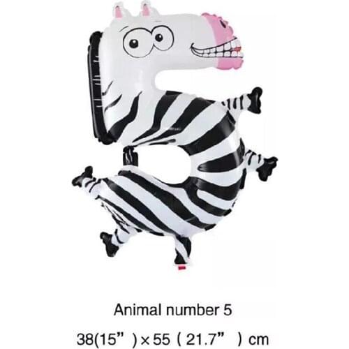 1Piece Number Foil Inflatable Party Balloons Happy Birthday Balloons Ball for kids child Wedding Balloons figures Animal ballons