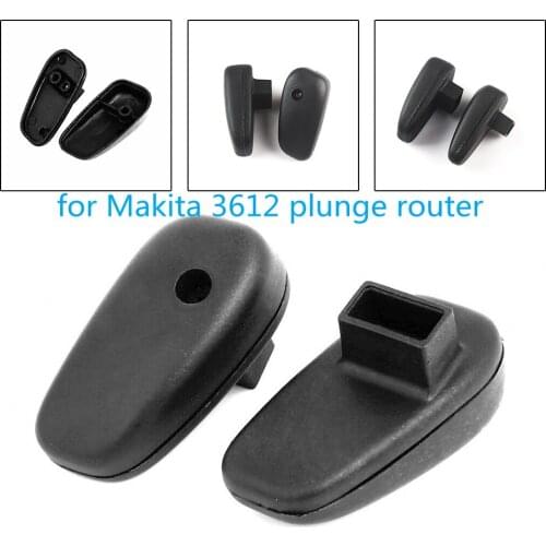 2pcs 95mmx46mmx50mm Plastic Handles Plunge Router Parts Black For Makita 3612 Power Tools Replaceable Parts