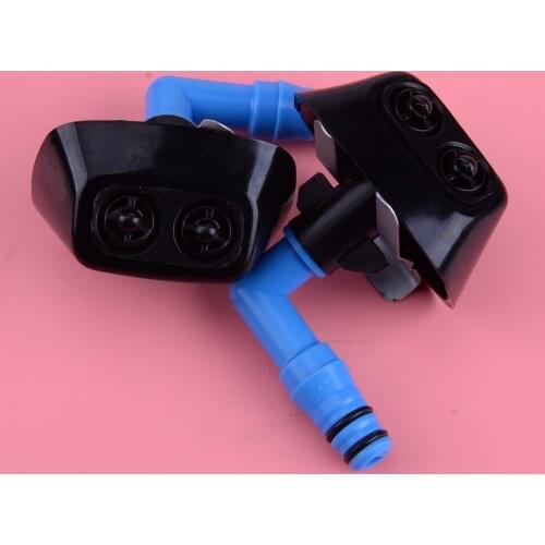 2pcs Headlight Washer Wiper Jet Spray Nozzle 12803972 12803973 fit for Saab 9-3 2004 2005 2006 2007 2008 2009 2010 2011 2012