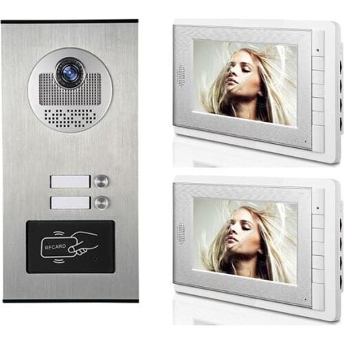 7 Inch 1V2 Access Control Video Door Phone Intercom System