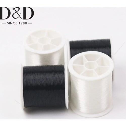 D&D 4Pcs/lot White Black Durable Nylon Thread Machine Embroidery Sewing Threads DIY Handicraft Tool Hand Stitching Thread