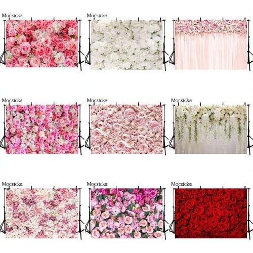 Birdal Shower Floral Wall Photography Backdrop Bride to Be Wedding Photo Background Sweet Girl Women Birthday Photocall Backdrop