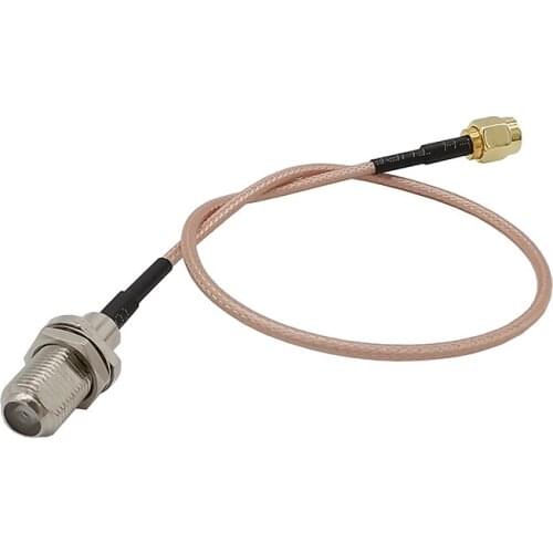 RG316 F Female Socket to RP SMA Male Plug RF Coaxial SMA male plug jumper RG316 50/30/20/15/10cm RG316 Pigtail Connector Cable