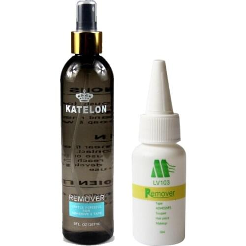 Wholesale stock Private custom label super quality LV103 remover and katelon remover hair tape remover for hair extentions