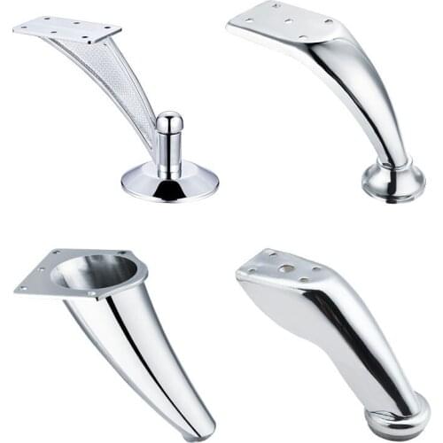 5" Heavy duty furniture support feet Thicken steel legs for Chairs TV Cabinet Wardrobe sofa bed Feet Mat hardware accessories