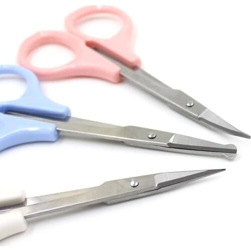 Professional High Quality Eyebrow Eyelash Scissors Trimmer Straight or angle Fake Eyelash Extension Tool