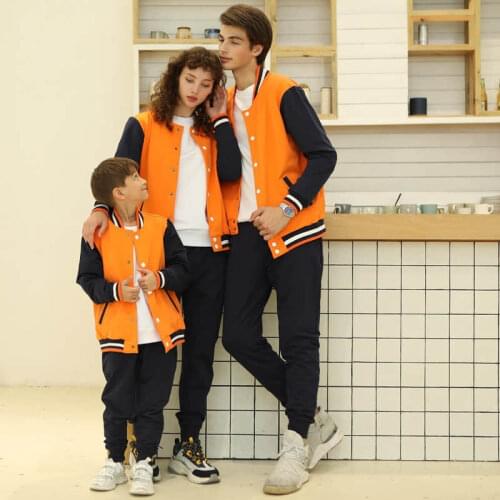 Family Baseball Suit Leisure Sports Family Suit Family Matching Outfits Mommy and Me Onesie family matching clothes mom and b