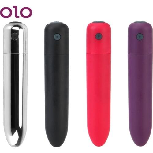 OLO Dildo Vibrator Strong Vibration Bullet Vibrator 10 Speeds Sex Toys for Women Powerful G-spot Massager Clitoris Stimulator