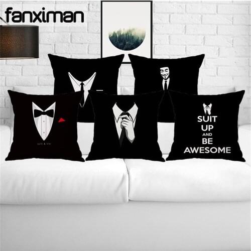 Modern Cool Home Decor Letter Print Decorative Pillowcase Sofa Chair Car Seat Cushion Covers 45*45 CM Gift