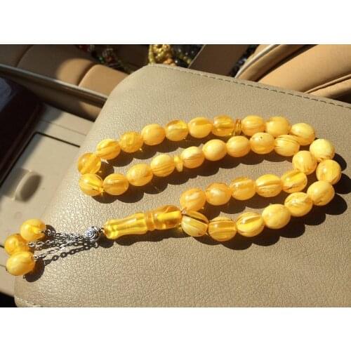 1pc/lot Imitation Amber prayer beads Rosary masbaha misbaha Beautiful Unique Islamic 33 Tasbih Allah Prayer tesbih tespeeh