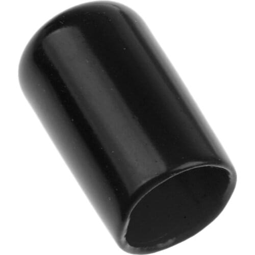 10Pcs Black Rubber Protective Cover For Snooker Cue Head Parts