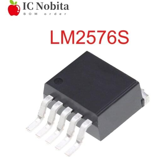 10PCS LM2576S 3.3 5.5 12 ADJ TO263 LM2576 LM2576SX 3.3V 5.0V 12V TO-263-5 SMD Voltage Regulator Buck Chip IC New