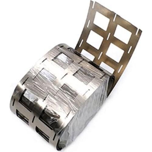 2/3/4P Pure Nickel Plated Steel Strip Sheet 0.15mm Thickness for Spot Welding