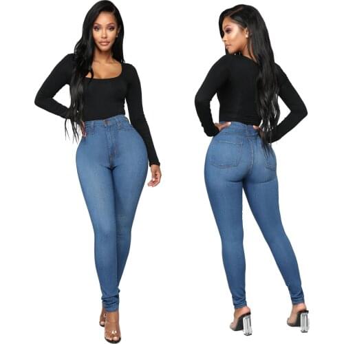 2020 Winter Vintage Washed Female Ripped Jeans For Women Mom Jeans Plus Size Pencil Pants Denim High Waist Skinny Jeans Woman