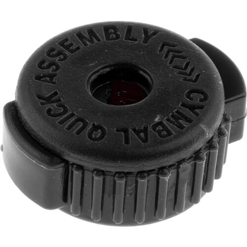 3pcs ABS Drum Set Cymbal Quick Assembly Mate, Replacement Accessories - Black