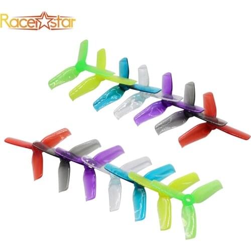 4 Pairs Racerstar Tornado 3040 3x4 3 Inch 3-Blade Propeller for 1306-1806 Motor FPV Racing Drone Quadcopter Spare Parts RC Parts