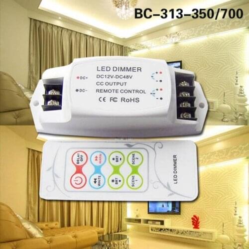 BC-313-700 DC12-48V high-performance C&T controller 700mA*2channels LED Color-Temperature Controller RF Remote CT controller