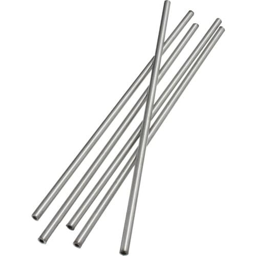 1pc 304 Seamless Stainless Steel Capillary Tube 6mm OD 4mm ID 250mm Length Hollow Circular Tube For Chemical Industry Tools