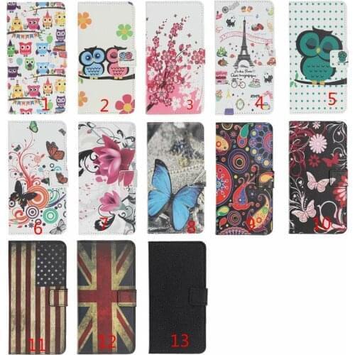 50pcs/lot Printing Patterns Wallet PU Leather Phone Case For iPhone 13 12 Mini 11 Pro XR XS Max X 7 8 6 6S PLUS TPU in inner