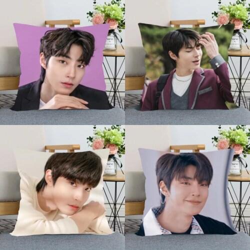 KPOP Hwang In Yeop Pillow Case True Beauty For Home Decorative Pillows Cover Invisible Zippered Throw PillowCases 40X40,45X45cm