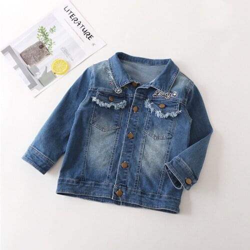 Children Embroidered Denim Jacket