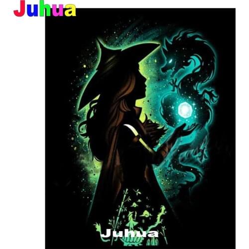 Girl,Moon,diamond embroidery mosaic diy diamond paintings drill stitch cross rhinestone of picture Modern Anime Princess