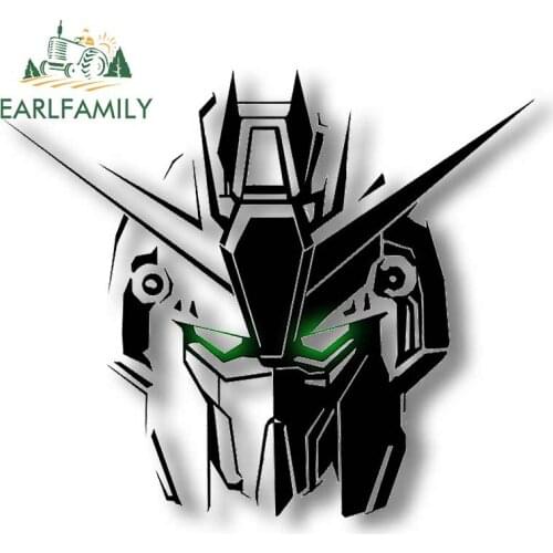 EARLFAMILY 13cm x 9.8cm GUNDAM Car Sticker Helmet Motorcycle Accessories Oem Cartoon Sunscreen Waterproof JDM Polyethylene