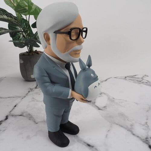 30cm Hayao Miyazaki Animation Film Action Figure Resin Ornaments Totoro Miyazaki Hayao Doll Model