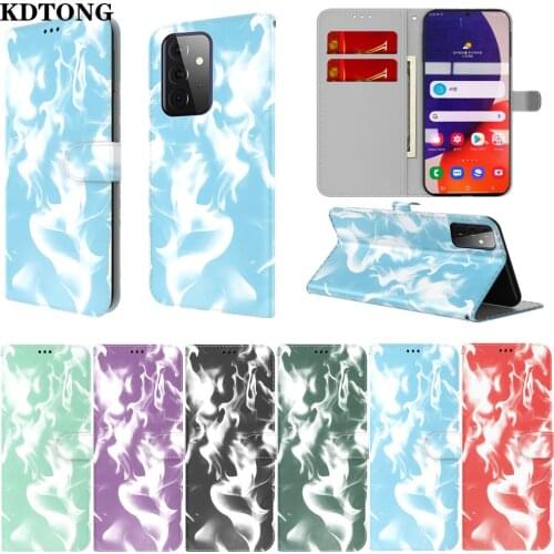 Leather Phone Case for Samsung Galaxy A72 A52 A42 A32 A12 5G 4G A02S M62 A02 Shell Flip Wallet Kikstand Full Protect Cover Coque