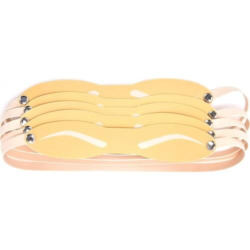 1pcs/5pcs Tattoo Makeup Rubber Fake Eyebrow Straps Practice Skin Latex Band Headbands Permanent Learning Training Beginners Tool