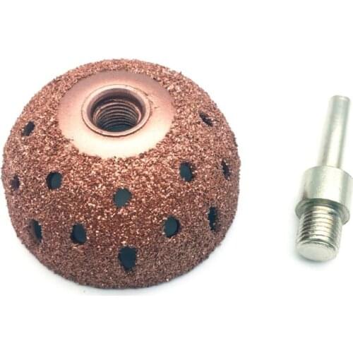 Tungsten Steel Material Hemispherical Pneumatic Grinding Head Grinding Wound Dropship