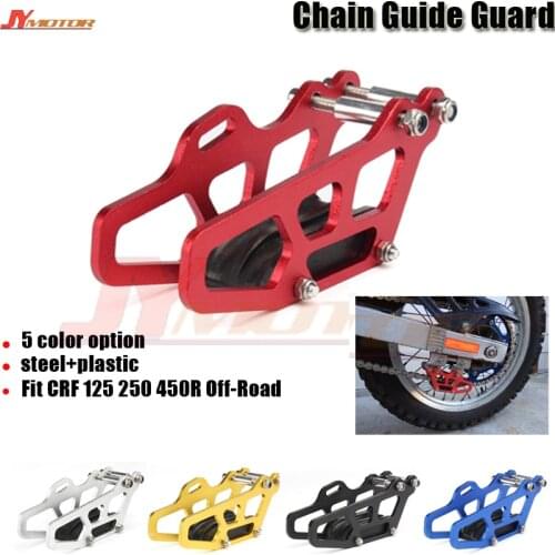 Motorcycle Chain Guide Guard Fit For CR CRF 125 250 450R Off-Road Motocross Ornaments and Mouldings