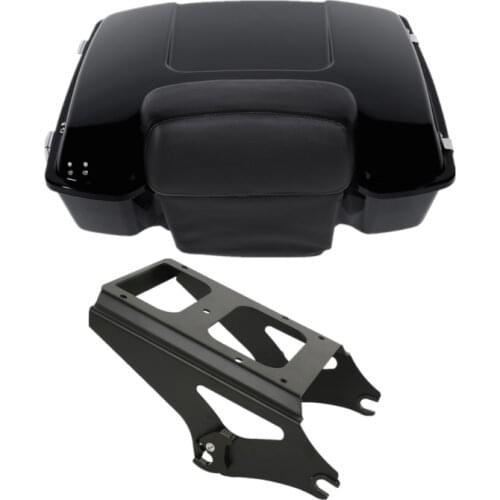 Motorcycle Chopped Pack Trunk Backrest Mounting Rack For Harley Tour Pak Road King Electra Street Glide FLHR FLTR FLHX 2009-2013